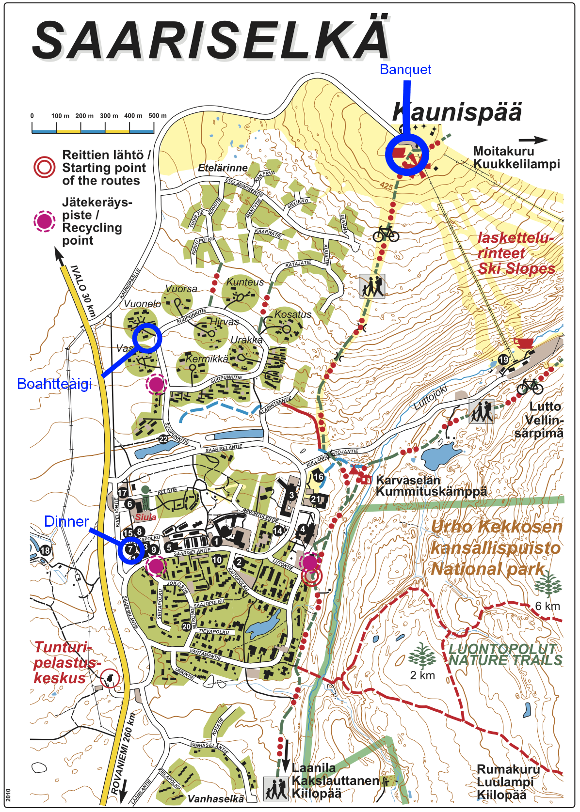 Map of the venue area